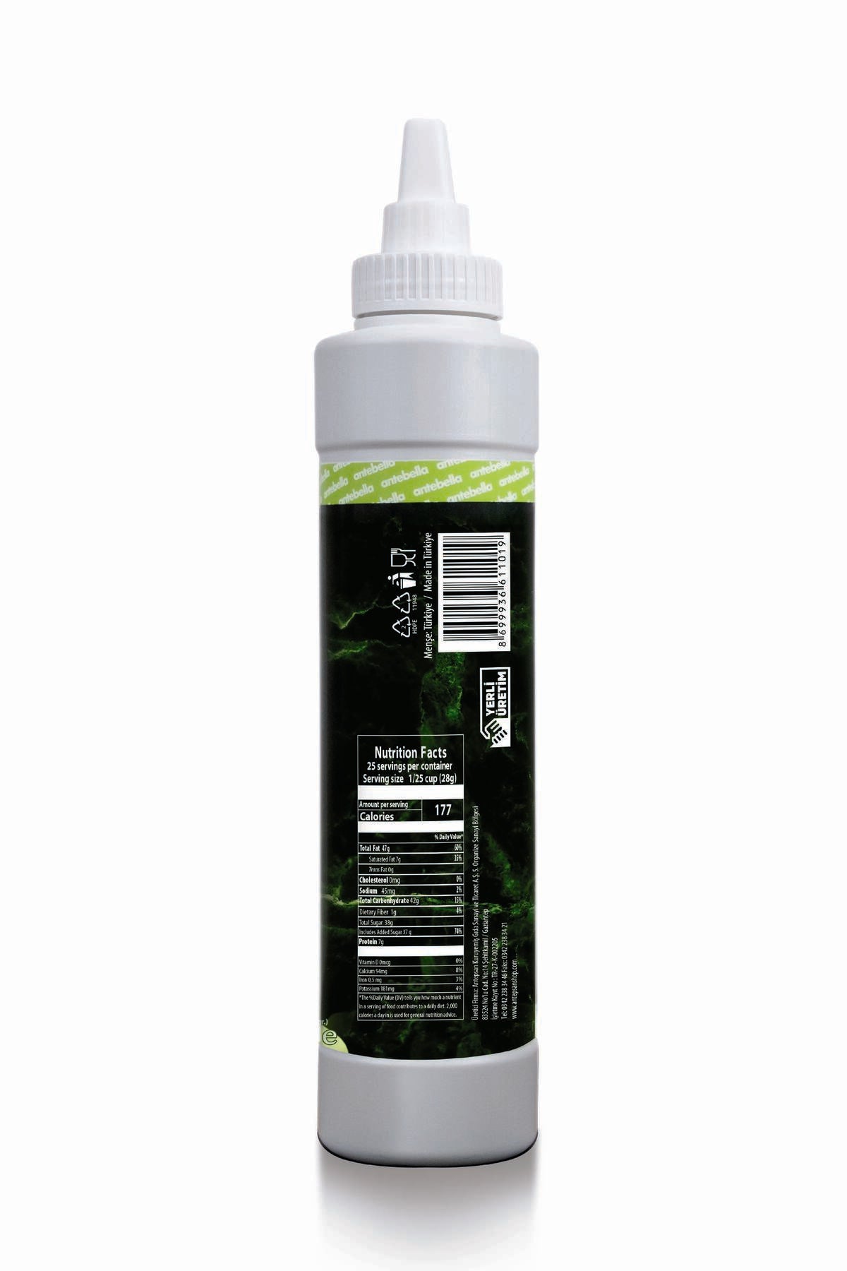 Bring the rich taste of Antep pistachios to your desserts with Antebella Antep Fistikli Sauce.
