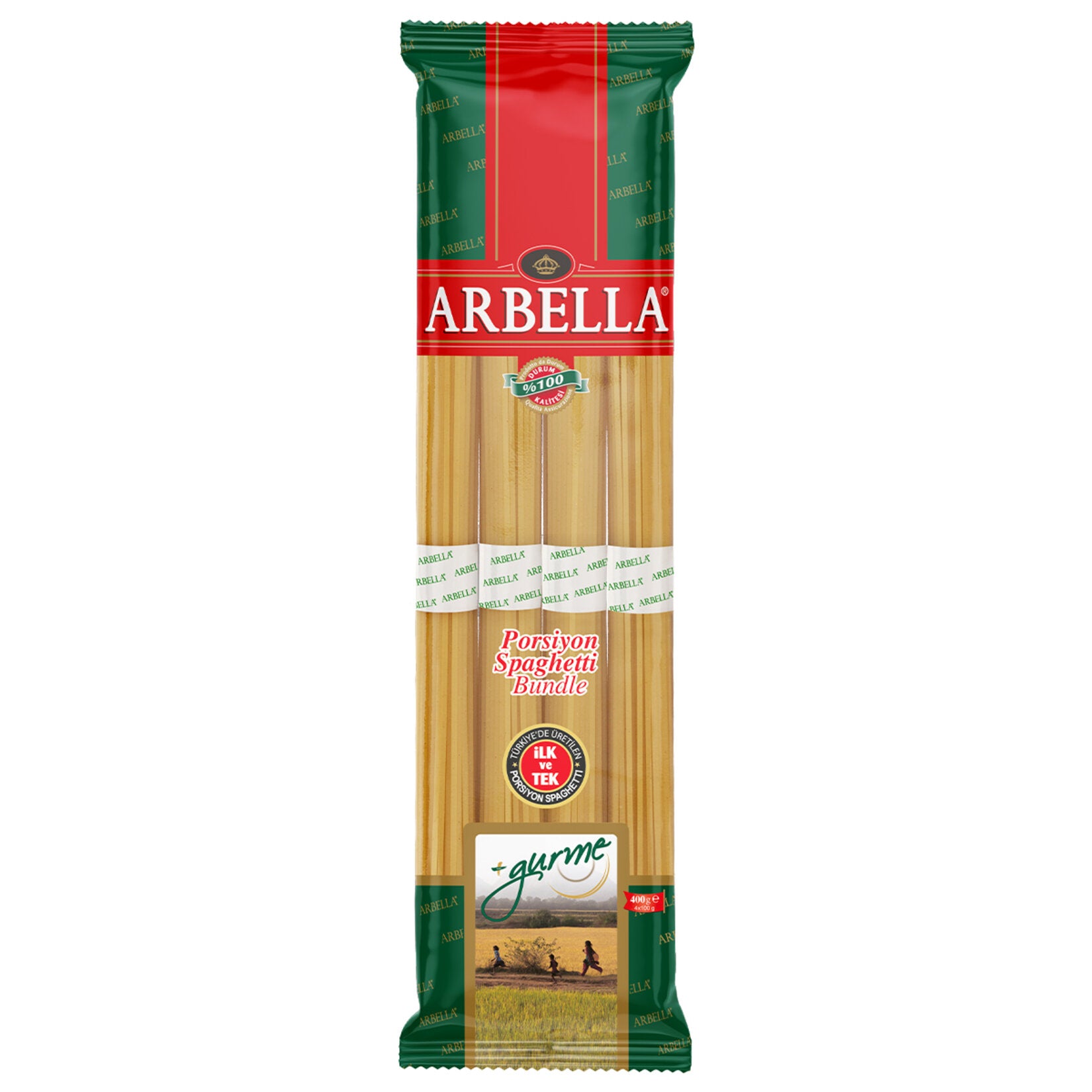 Arbella Gurme Bundle Spaghetti brings the traditional taste of premium durum wheat pasta straight from Türkiye to your kitchen.