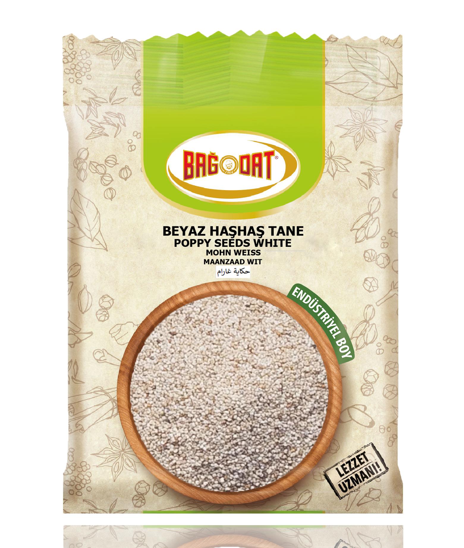 Bağdat Baharat White Poppy Seeds are premium-quality poppy seeds sourced from Türkiye, carefully selected for their mild, nutty flavor and delicate crunch.