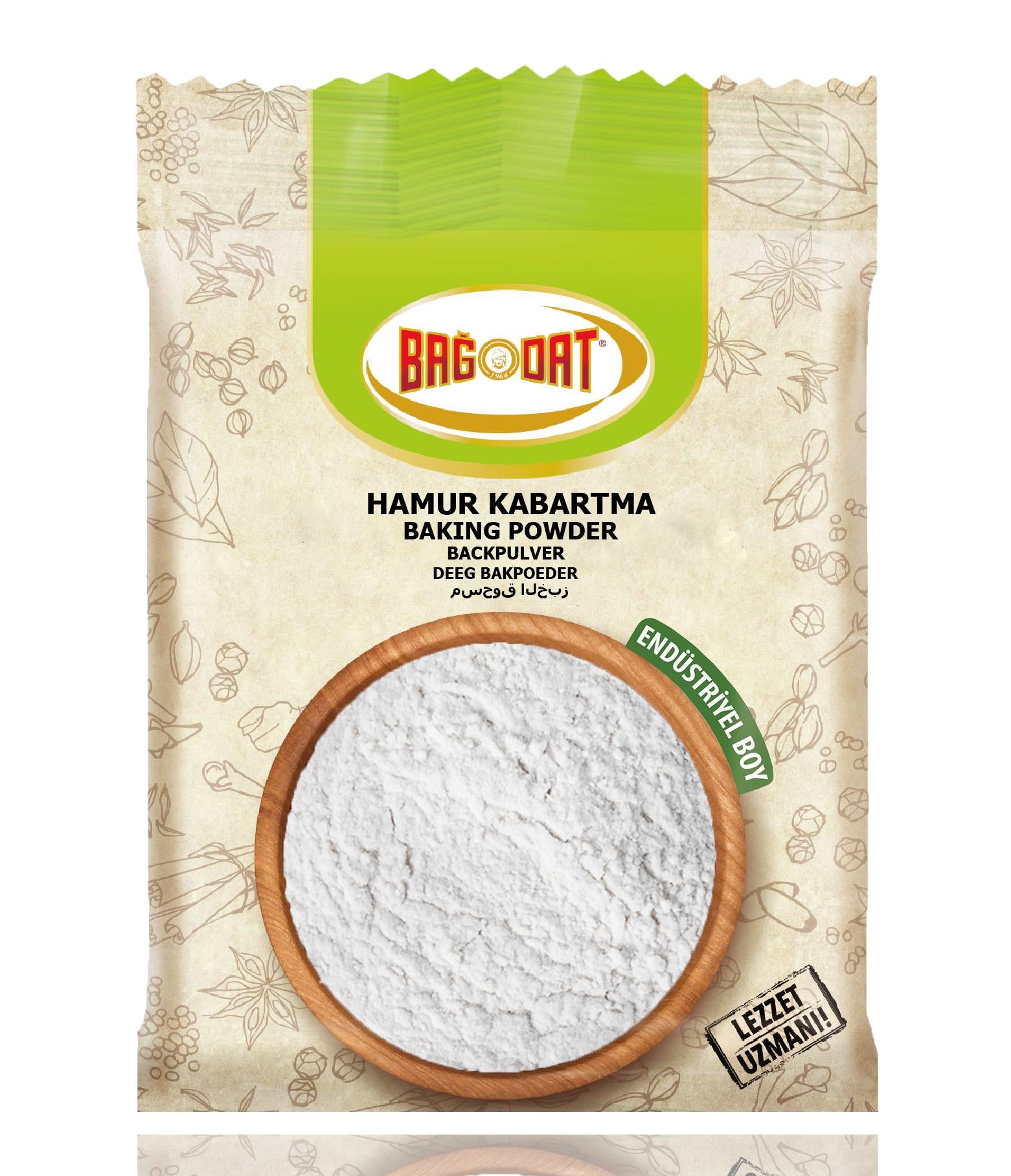 Bağdat Hamur Kabartma Tozu is a reliable, pantry-ready baking powder / dough leavening agent used across Türkiye for everyday baking.