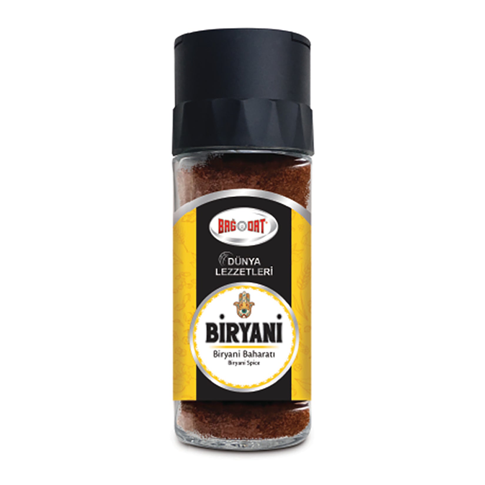 Bring the rich, aromatic flavors of South Asian cuisine to your kitchen with the Bagdat Biryani Spice Mix.