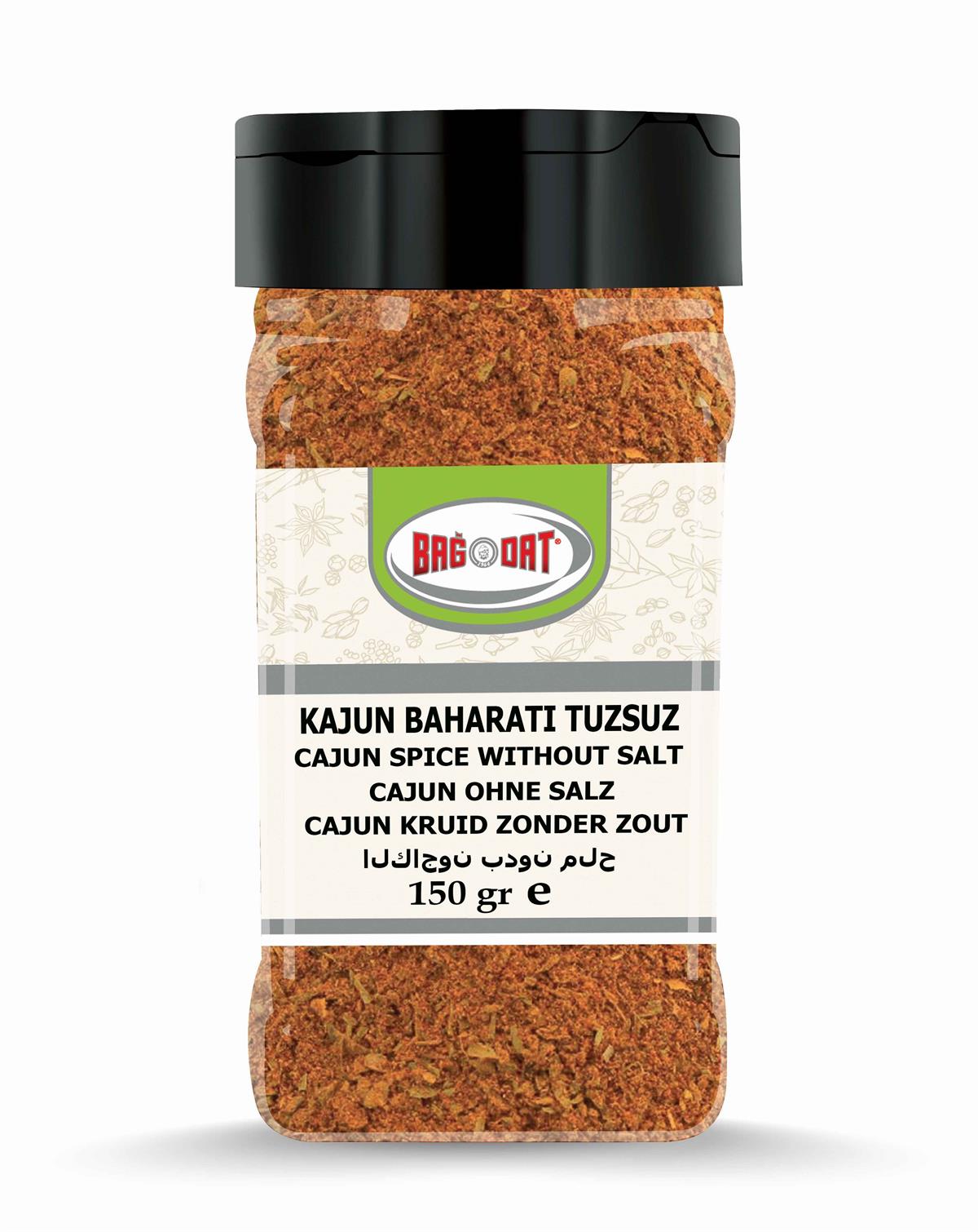 Bagdat Cajun Seasoning (Tuzsuz) brings a bold and aromatic spice blend to your kitchen, inspired by classic Cajun flavors and crafted in Türkiye.