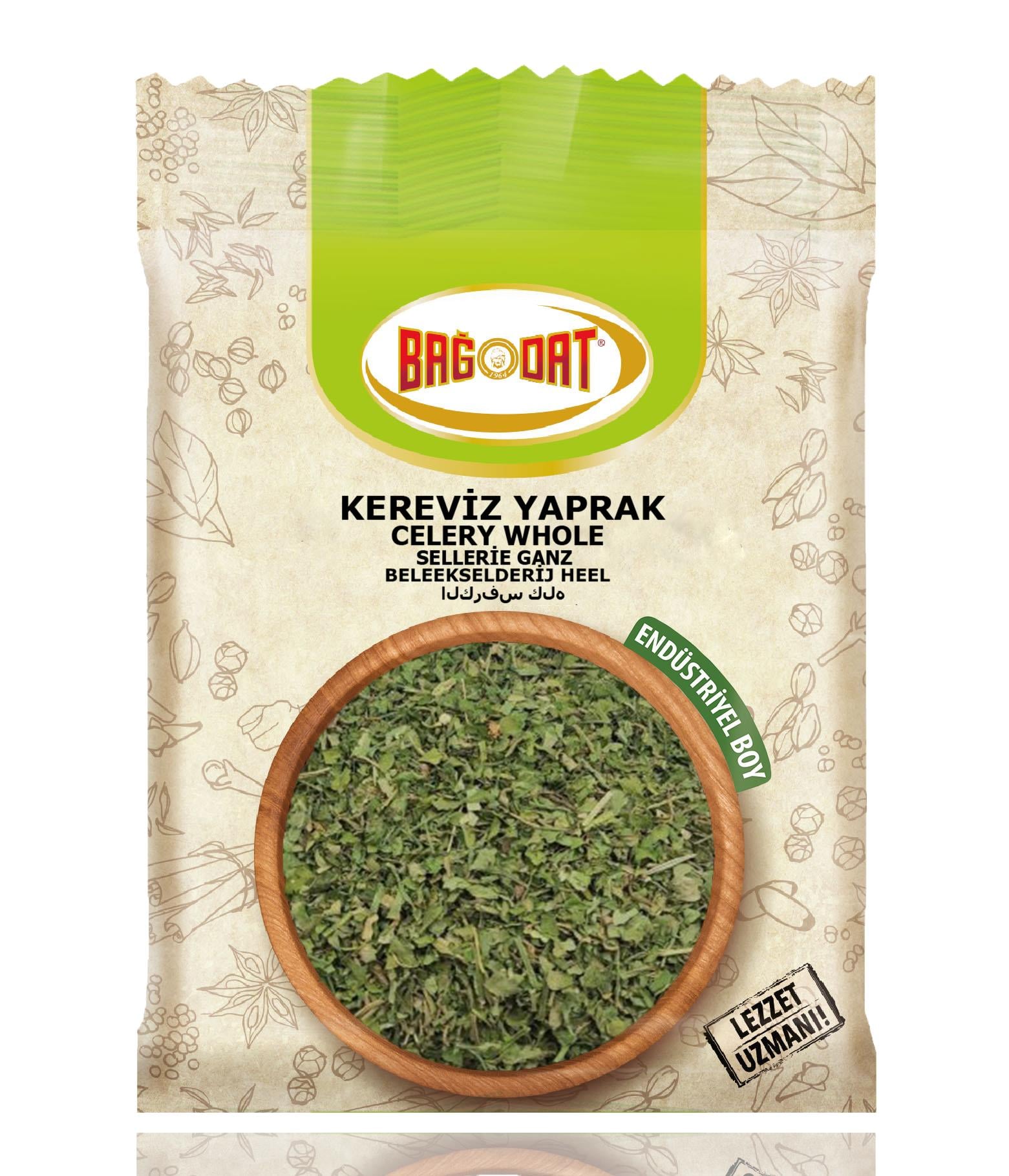 Add a classic herbal note to your cooking with Bağdat Celery Leaves (Kereviz Yaprak).