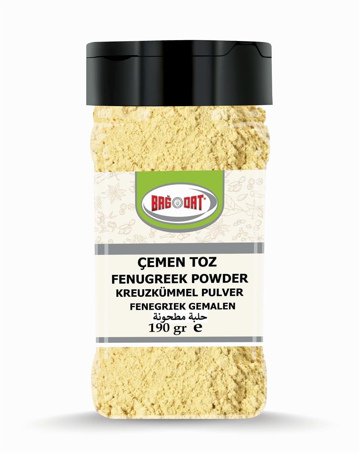 Bagdat Cemen Powder is a traditional Turkish spice made from finely ground fenugreek seeds, widely used in Anatolian cuisine.