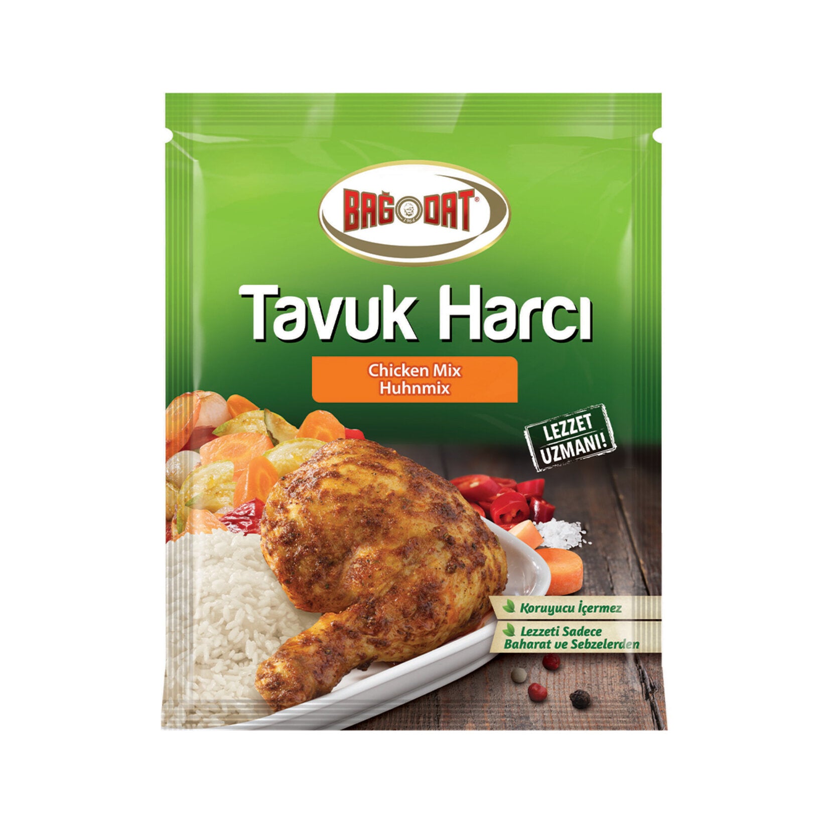 Bagdat Chicken Seasoning Mix is a carefully balanced blend of spices designed to bring rich, home-style flavor to your chicken dishes.