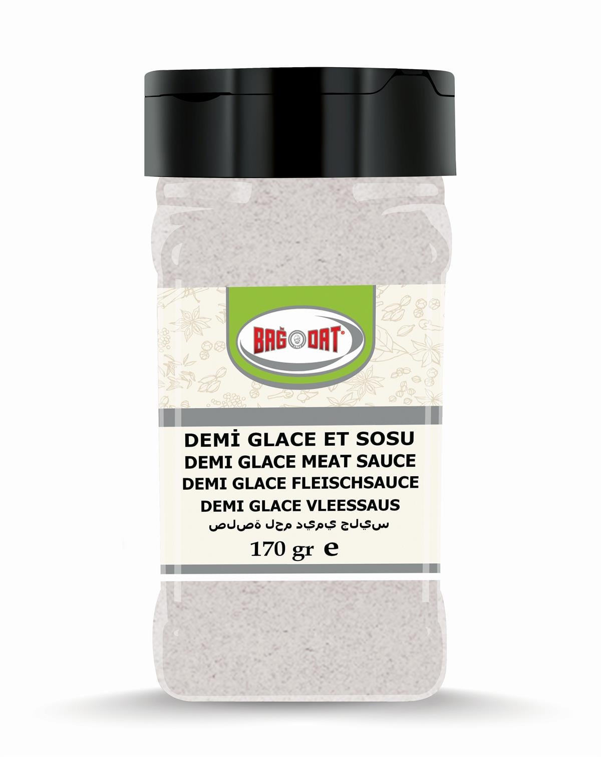 Bagdat Demi Glace Sauce is a rich and savory brown sauce mix designed to enhance your favorite meat and oven-baked dishes.