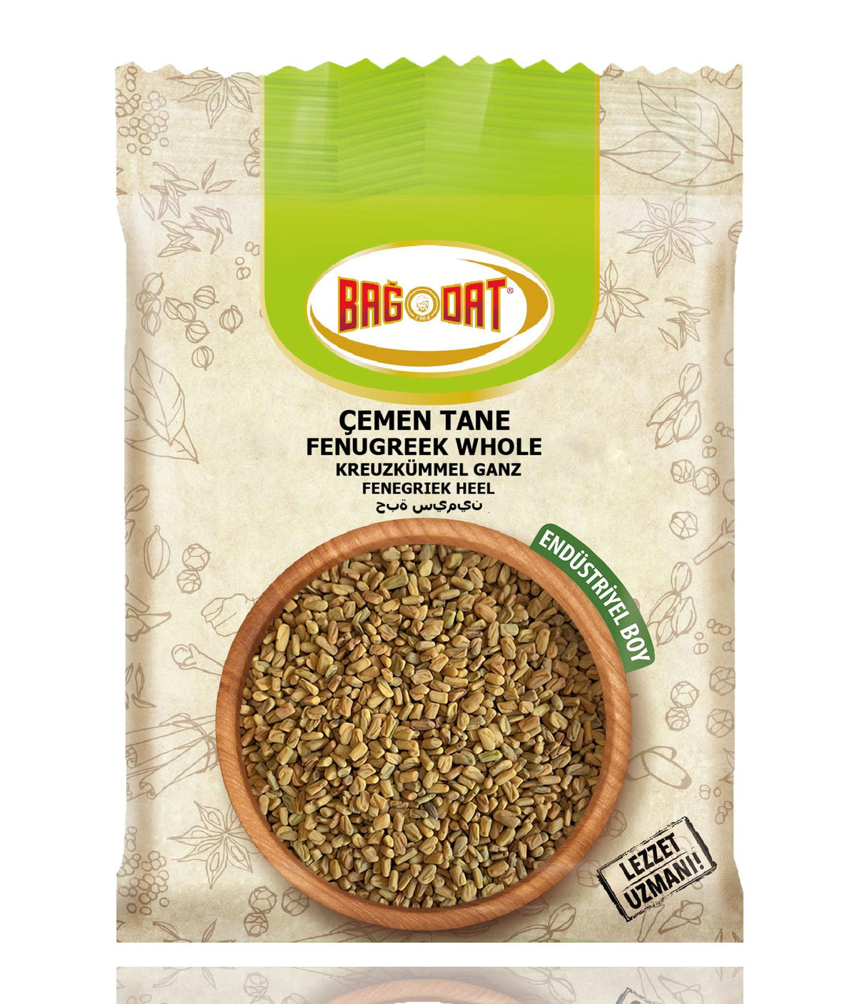 Bagdat Fenugreek Seeds (in Turkish: cemen tane) are a staple spice in many Turkish kitchens, known for their warm, slightly bitter, nutty aroma.