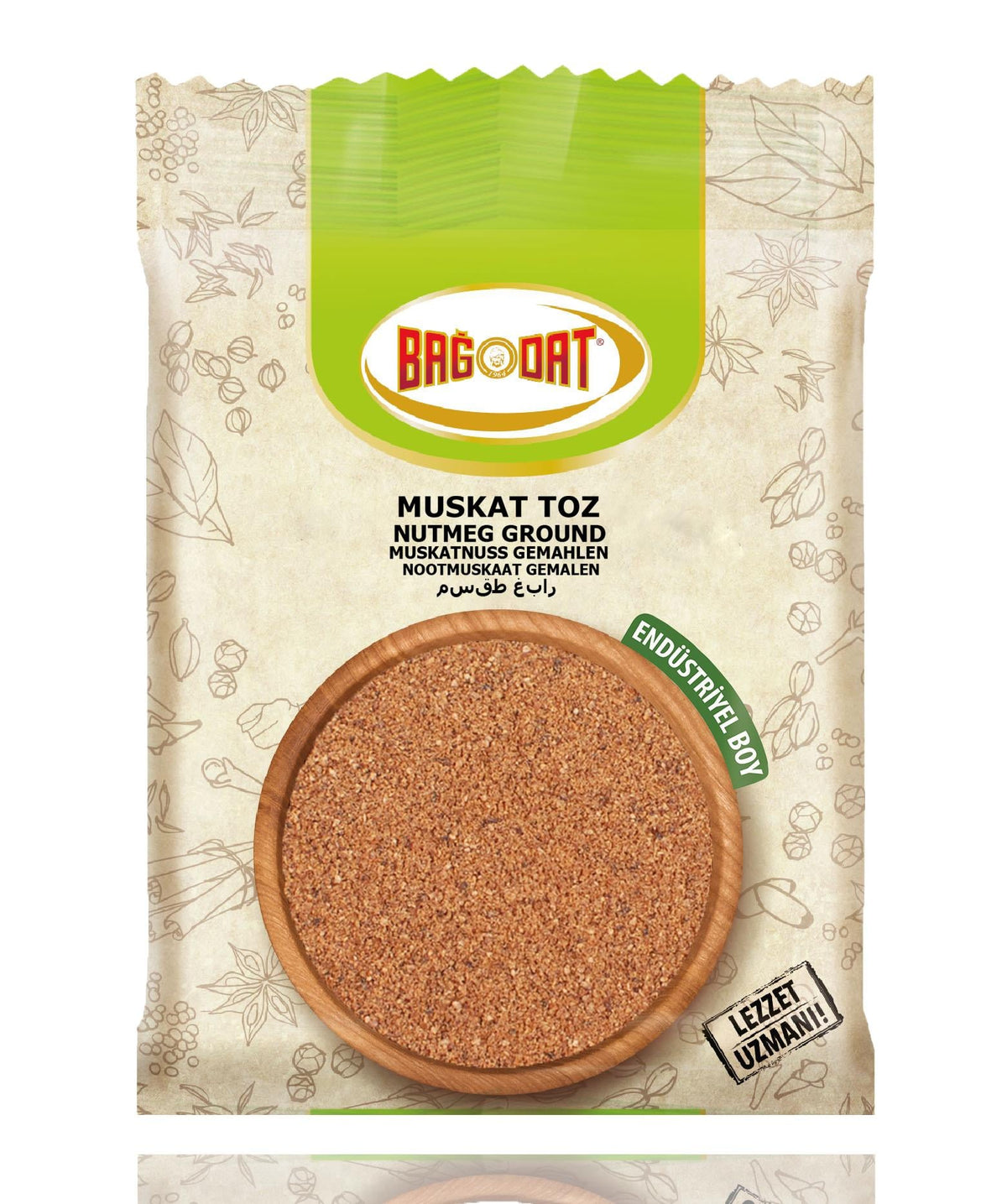 Bring the warm, sweet-spicy aroma of **ground nutmeg** to your kitchen with Bağdat Musgat (Muskat) Toz.