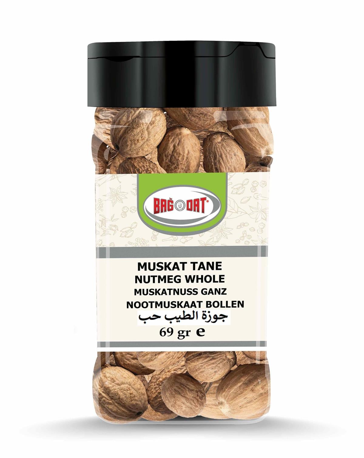 Bagdat Nutmeg Whole brings warm, sweet, and slightly woody aroma to your kitchen.