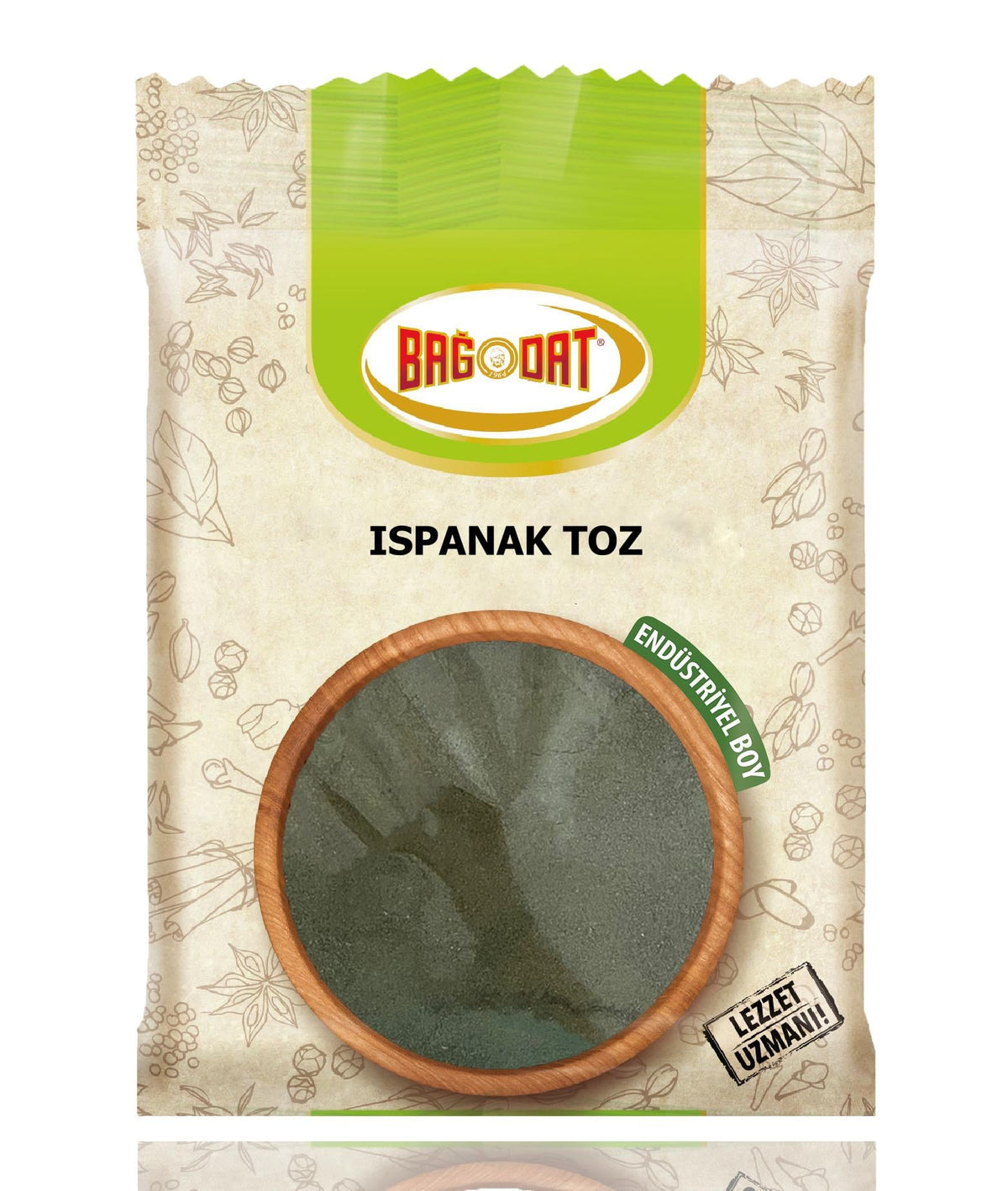 Bring the color and mild, earthy taste of spinach to your kitchen with Bağdat Spinach Powder.