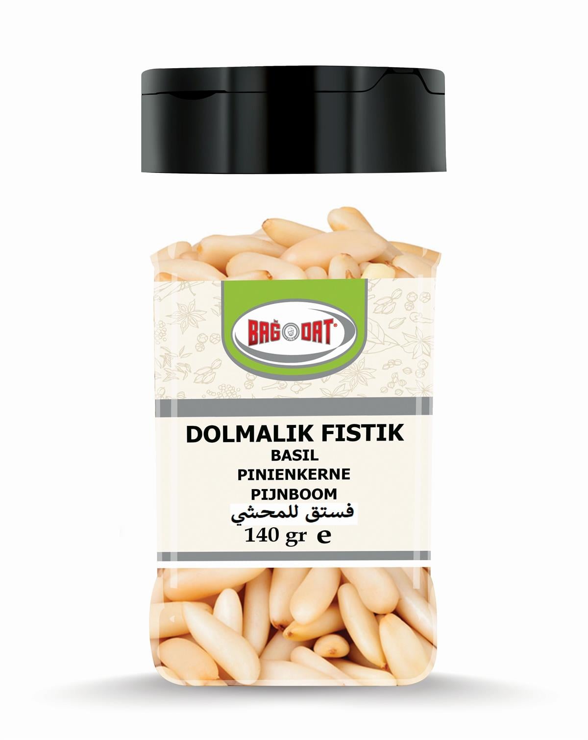 Bagdat Stuffing Pine Nuts (Imported) are premium-quality pine nuts traditionally used in Turkish cuisine for rich, aromatic dishes.