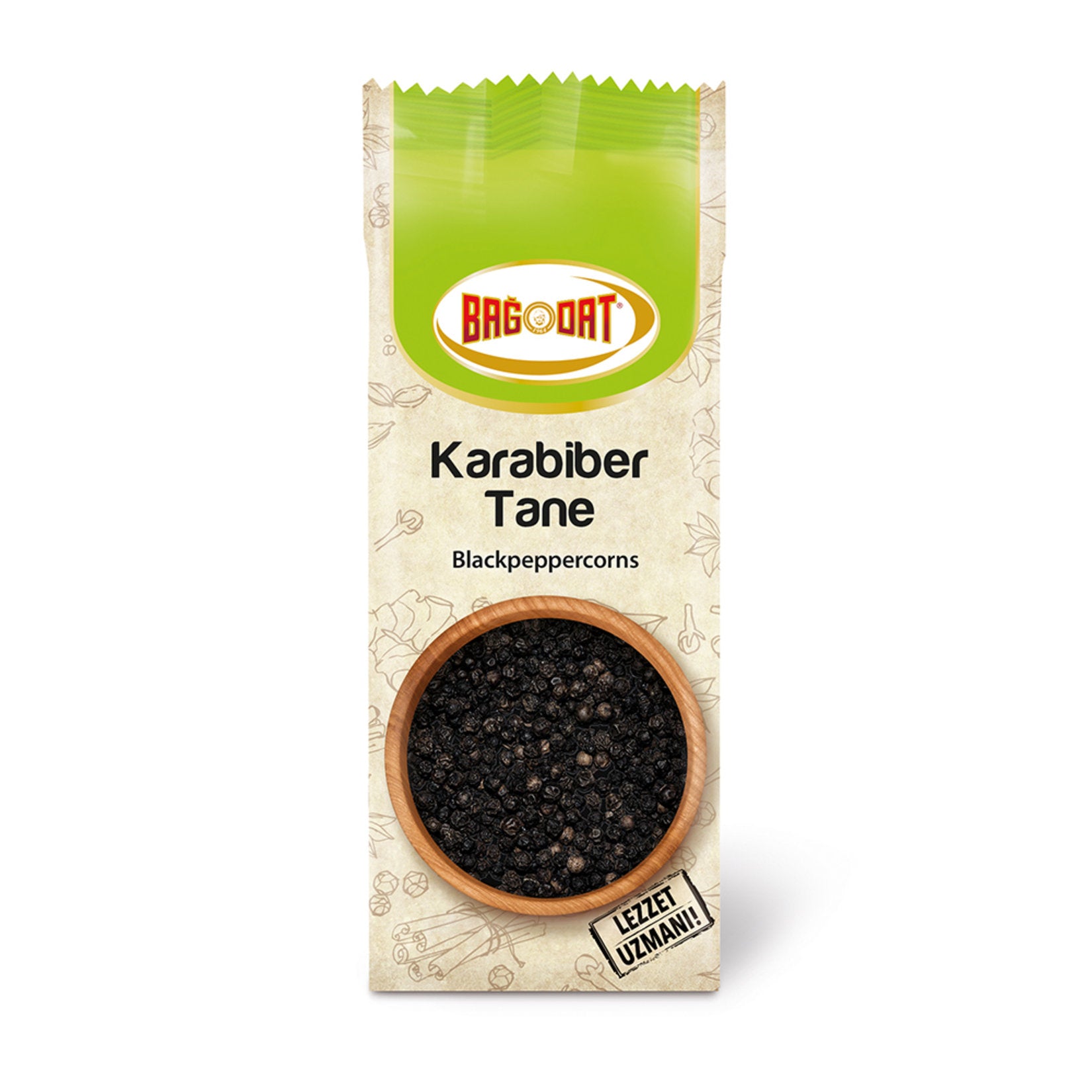 Bagdat Whole Black Pepper brings the bold, aromatic flavor of premium black peppercorns straight from Türkiye to your kitchen.