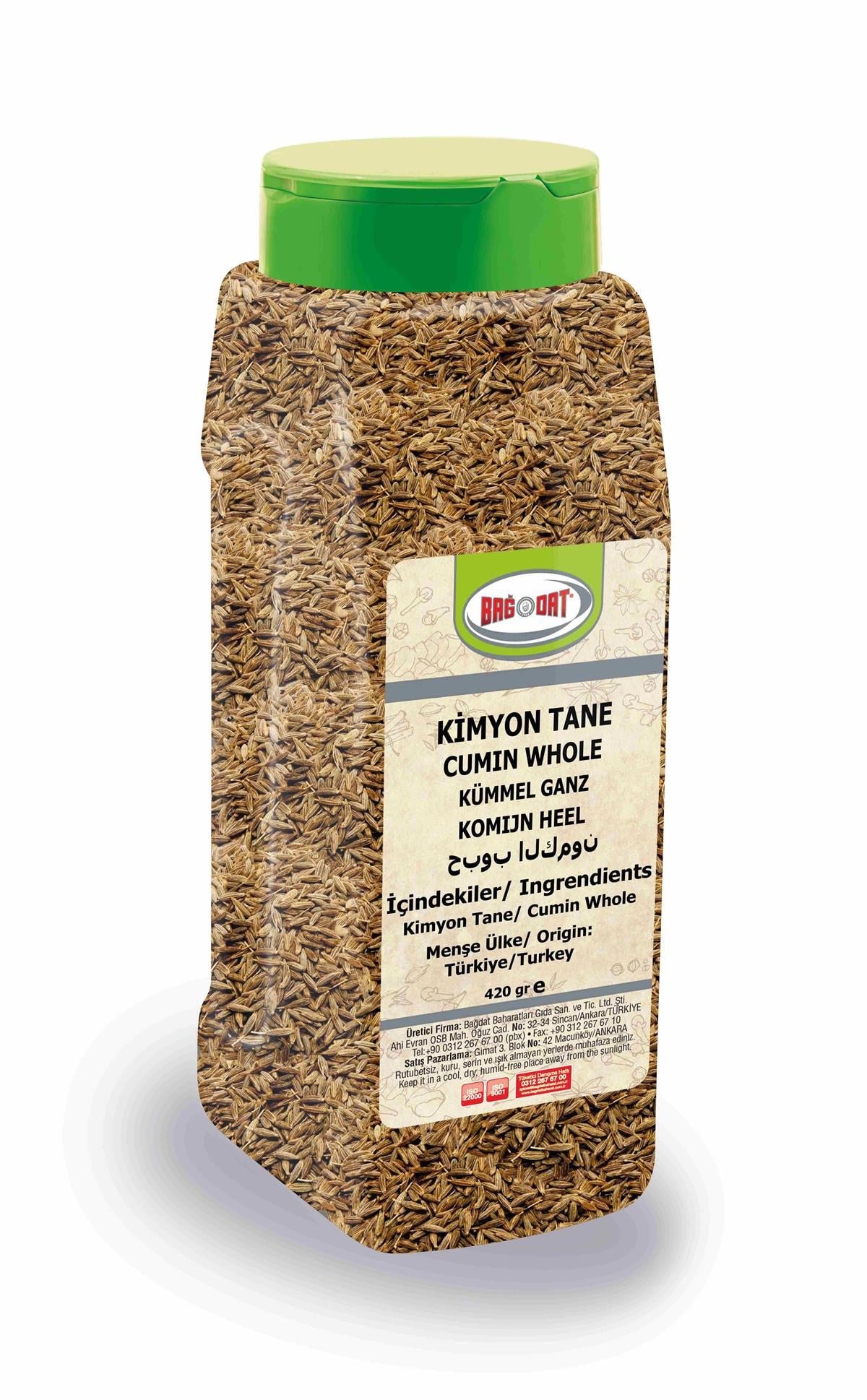 Bagdat Whole Cumin Seeds bring the bold, earthy aroma of traditional Turkish kitchens straight to your home.
