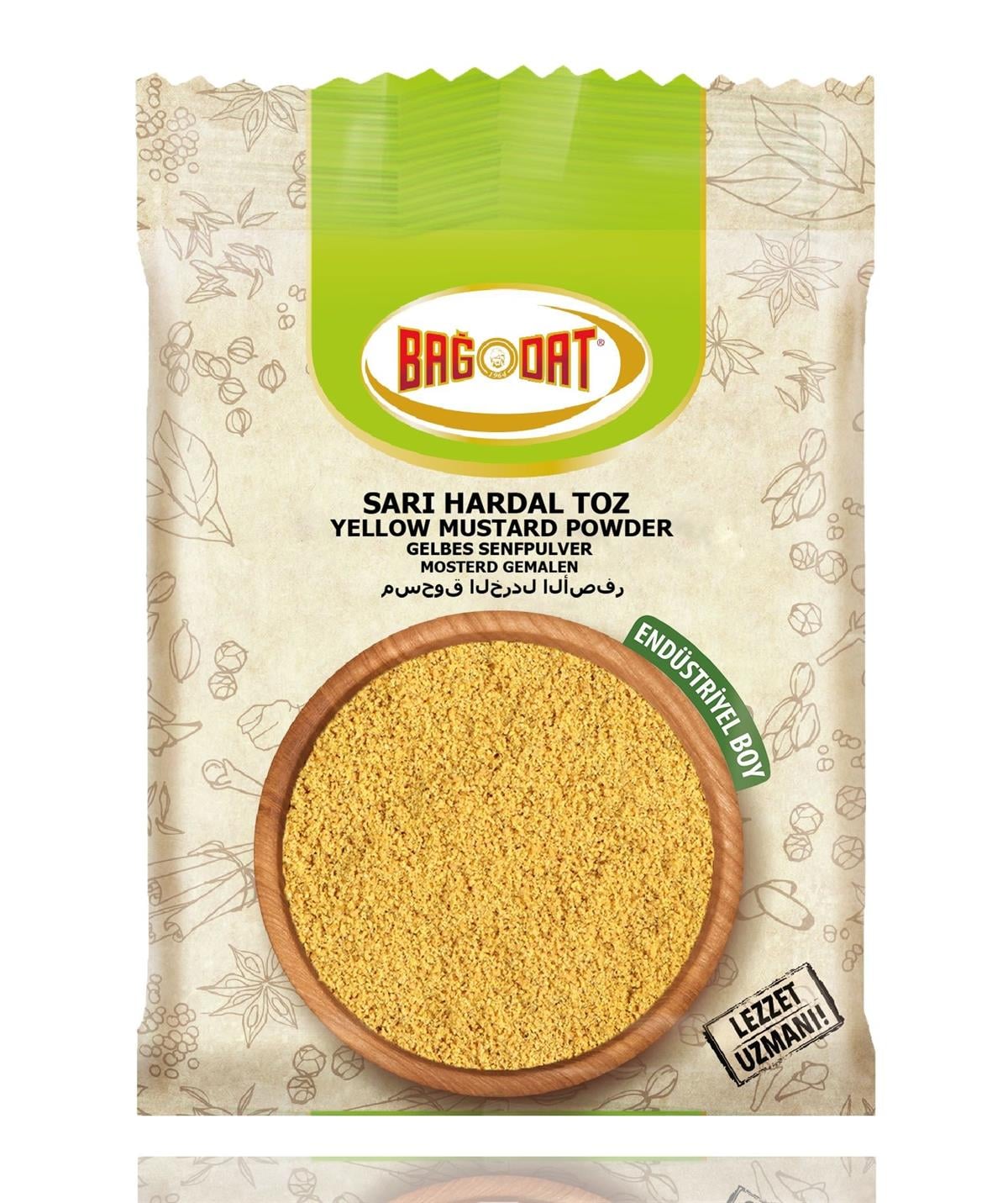Bring bold, tangy mustard flavor to your cooking with Bağdat Sarı Hardal Tozu (Yellow Mustard Powder).