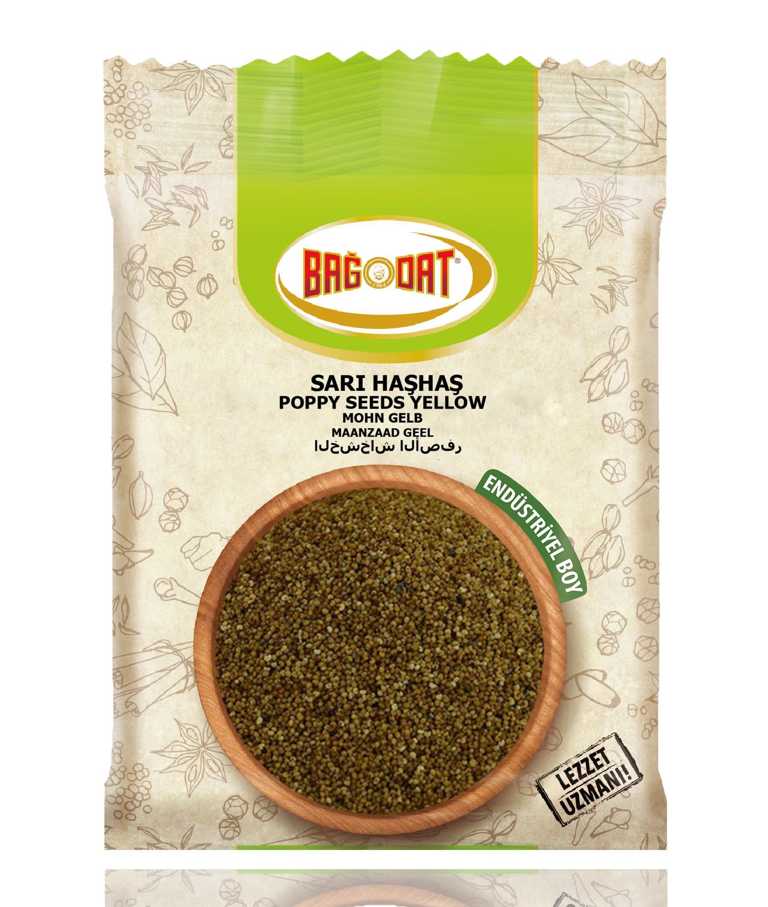 Bagdat Yellow Poppy Seeds are a premium-quality baking essential widely used in Turkish and Middle Eastern cuisine.