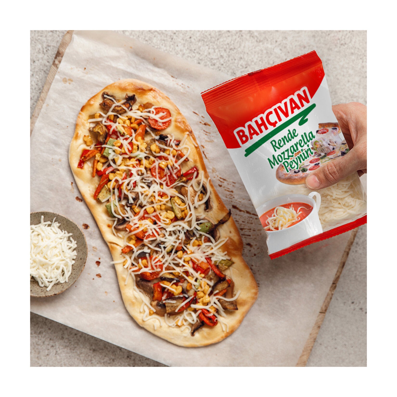 Bahcivan Mozzarella Shredded Cheese brings the mild, creamy taste and smooth melt you expect from high-quality mozzarella, now in a convenient ready-to-use shredded form.