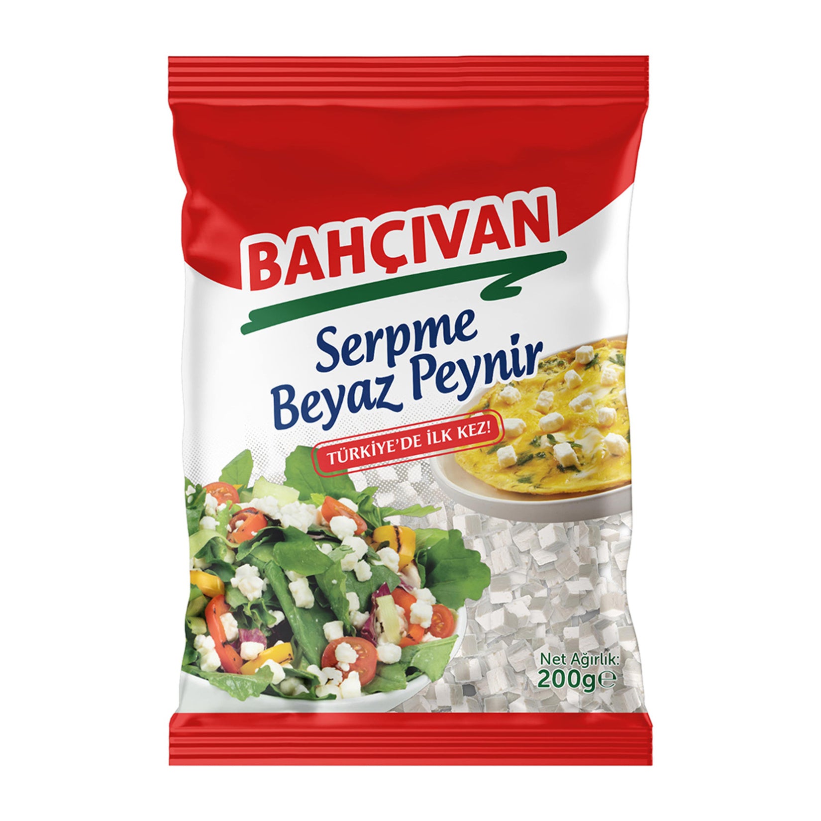 Bahçıvan Serpme Beyaz Peynir is a classic Turkish-style white cheese made from pasteurized cow’s milk.