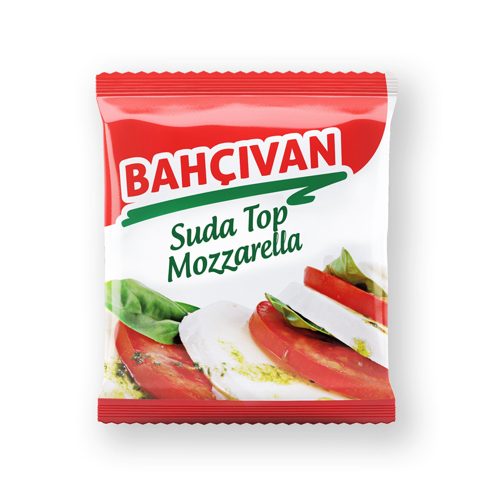 Bahçıvan Suda Top Mozzarella is a soft, fresh mozzarella cheese stored in brine to preserve its delicate texture and mild, milky flavor.