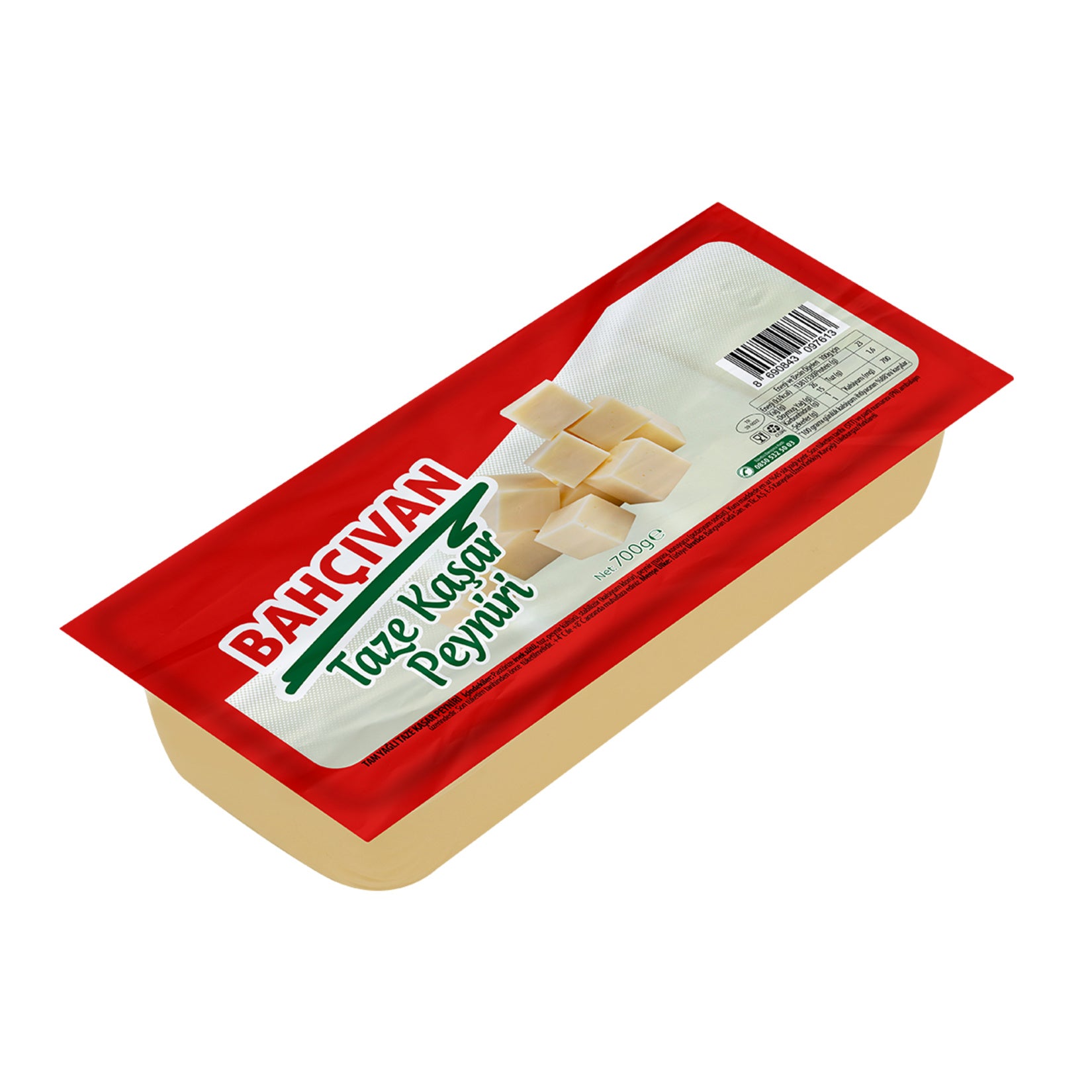 Bahçıvan Taze Kaşar Peyniri is a classic Turkish semi-hard cheese made from high-quality pasteurized cow’s milk.
