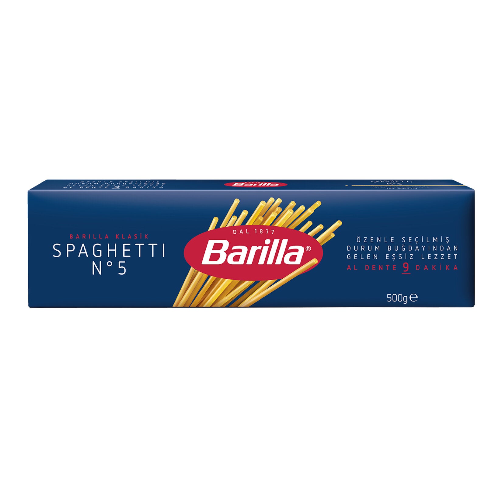 Barilla Spaghetti is one of the most beloved pasta varieties from Barilla, crafted from high-quality durum wheat semolina.