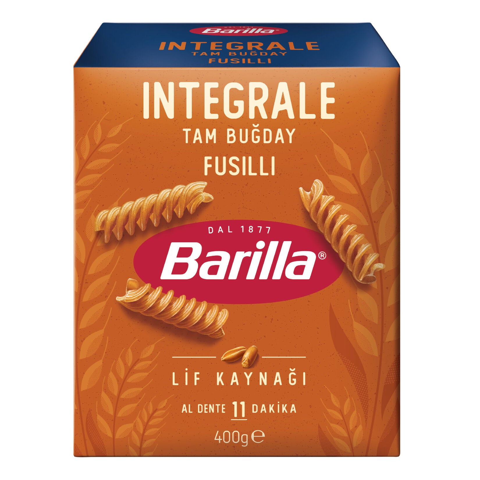 Enjoy the rich, nutty flavor and wholesome texture of Barilla Whole Wheat Rotini Pasta, made with 100% whole durum wheat semolina.