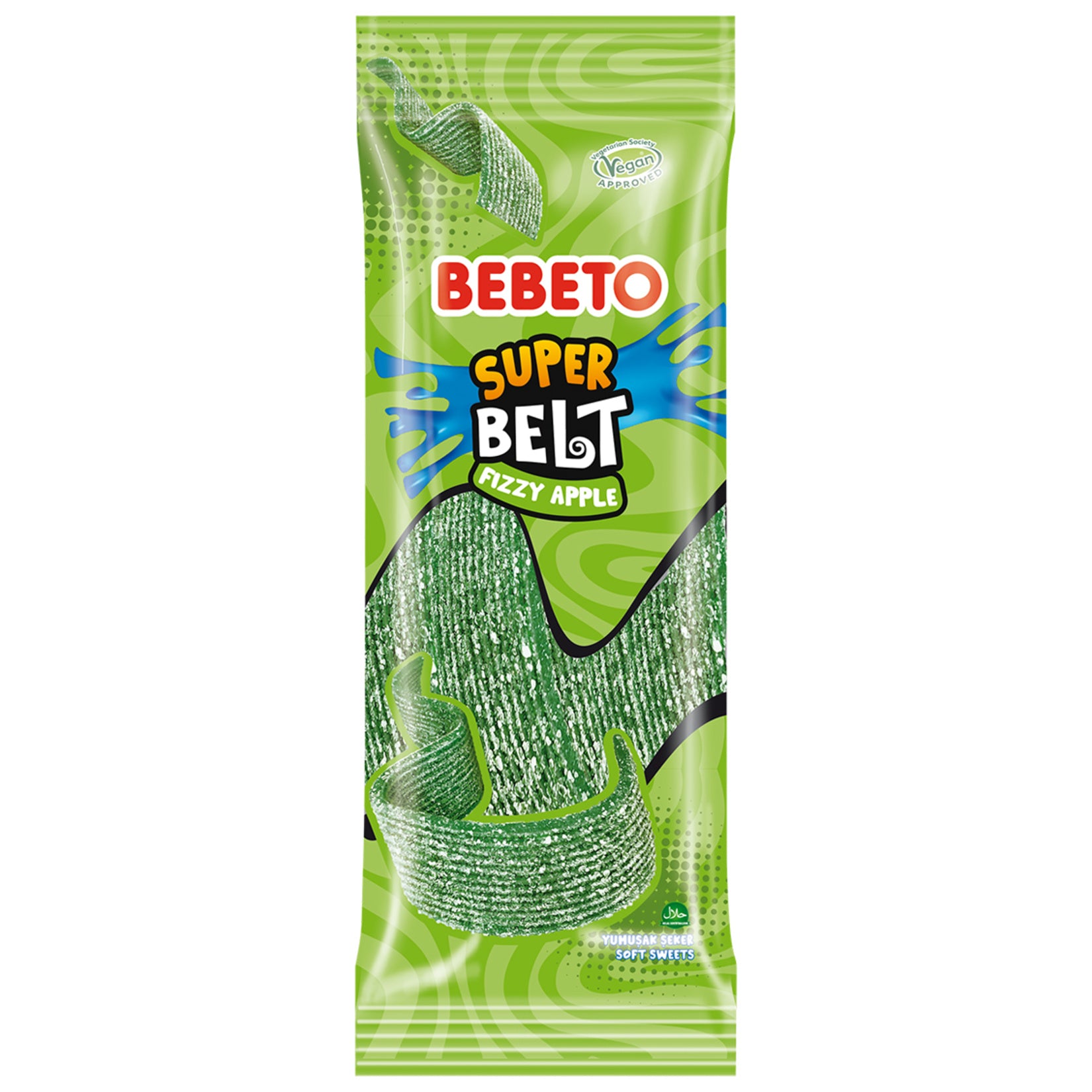 Bebeto Sour Blast Licorice Apple delivers a bold mix of sweet and tangy flavors in every bite.