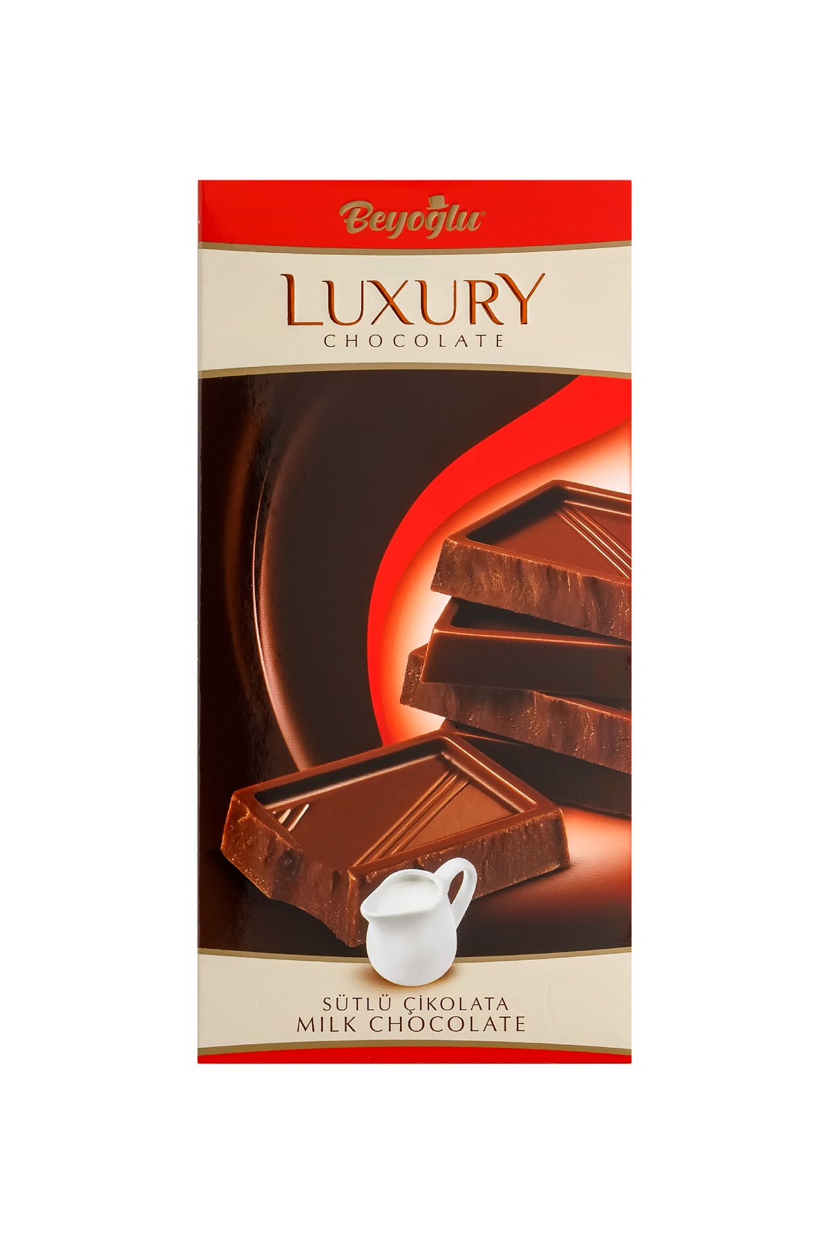 Experience the smooth taste of Beyoglu Luxury Milk Chocolate Tablet, crafted with carefully selected cocoa and creamy whole milk powder.