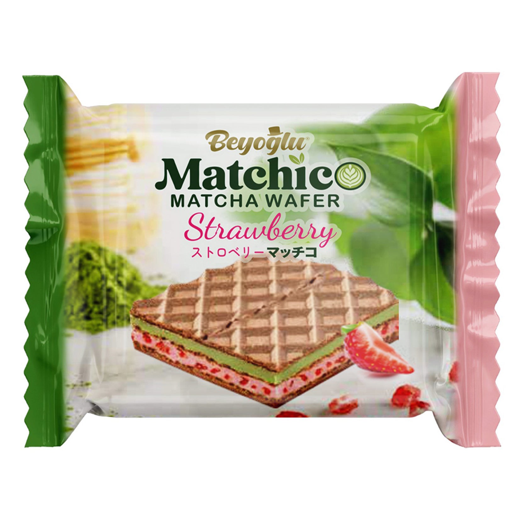 Discover a unique twist on a classic wafer with Beyoglu Matchico Matcha Wafer.