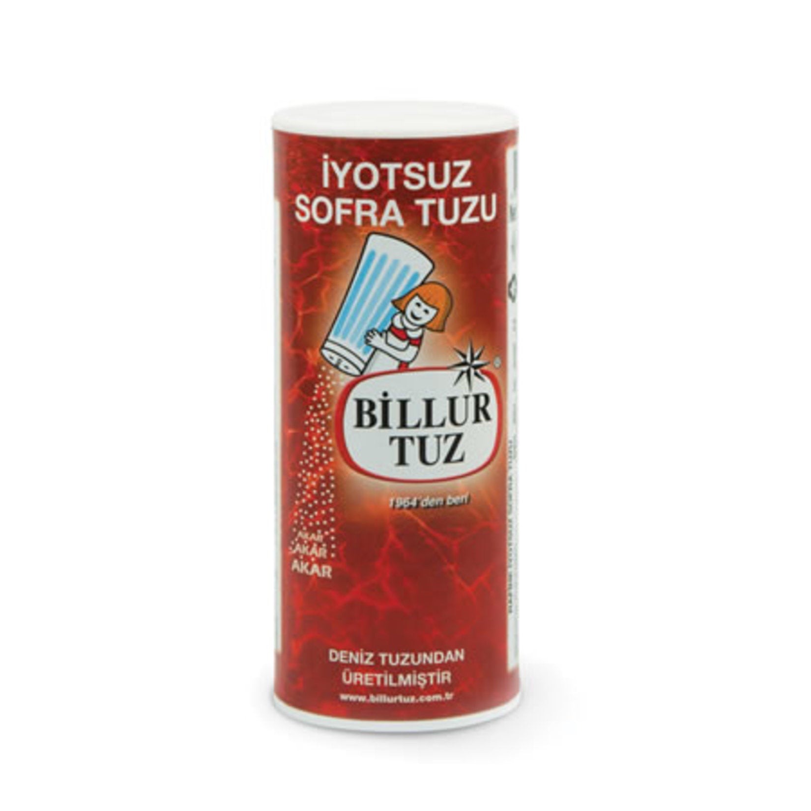 Billur Iodine-Free Table Salt is a high-quality, finely refined salt sourced and produced in Türkiye.