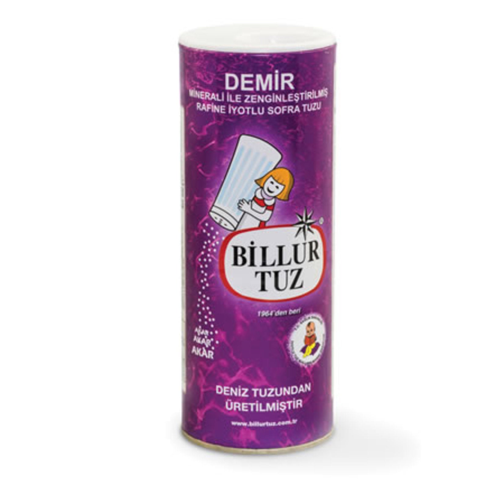 Billur Iron Mineral Iodized Refined Table Salt is a high-quality everyday salt enriched with iron and iodine to support a balanced diet.