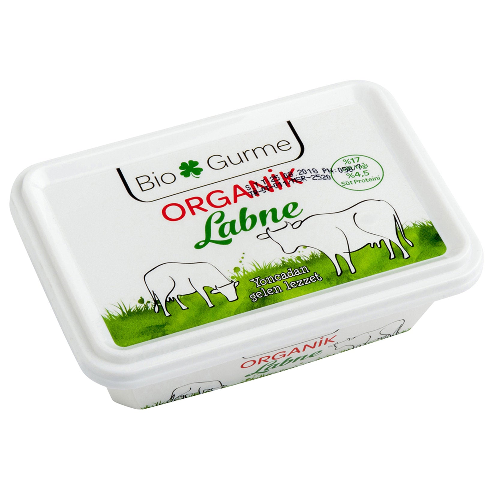 Biogurme Organic Labneh brings a smooth, creamy touch to your table with its rich and spreadable texture.