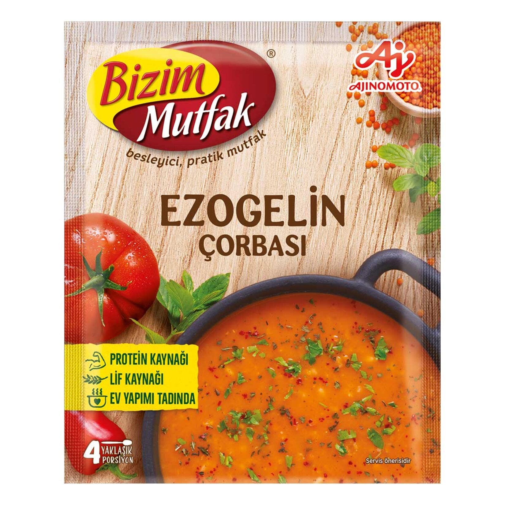 Bizim Ezogelin Soup is a classic Turkish lentil and bulgur-style soup blend inspired by one of Türkiye’s most beloved traditional recipes.