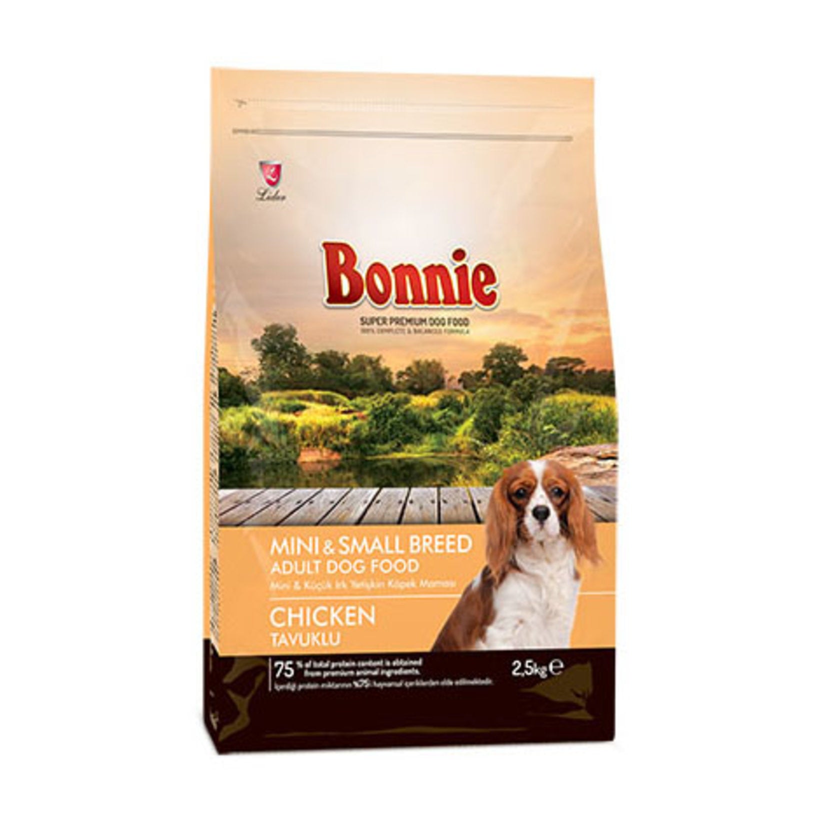 Bonnie Chicken Dry Dog Food Mini & Small is specially formulated for the daily nutritional needs of small and mini breed dogs.