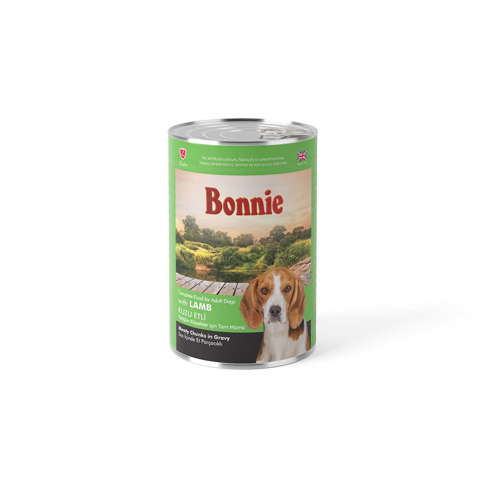 Bonnie Lamb Adult Dog Food is a complete and balanced wet food formulated for adult dogs.