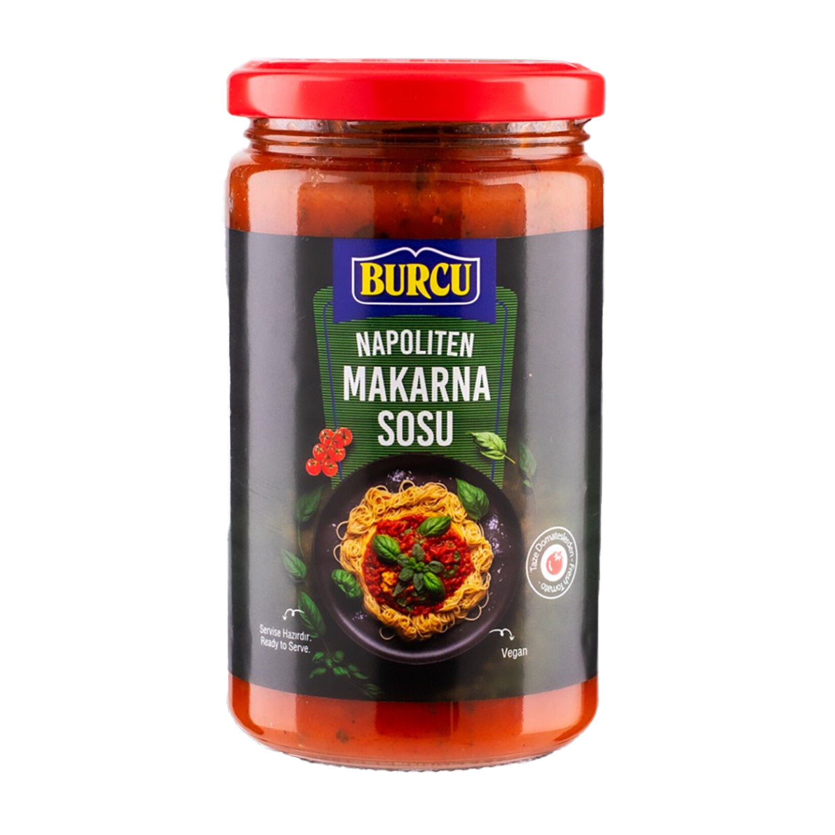 Burcu Napoliten Pasta Sauce brings the classic taste of Mediterranean-style tomato sauce straight to your kitchen.