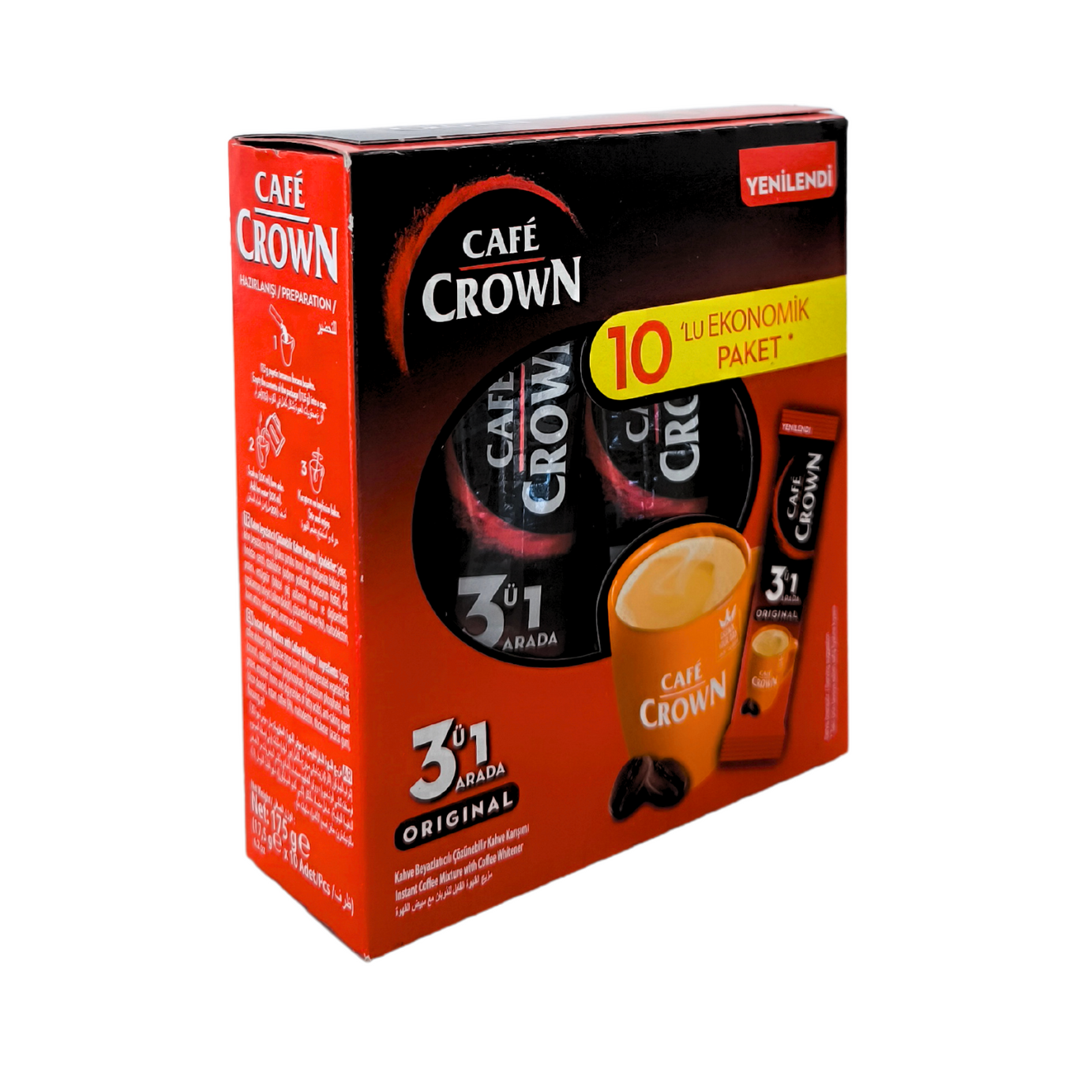 Cafe Crown 3-in-1 10 pcs 17.5 x 10 (Pack of 10)