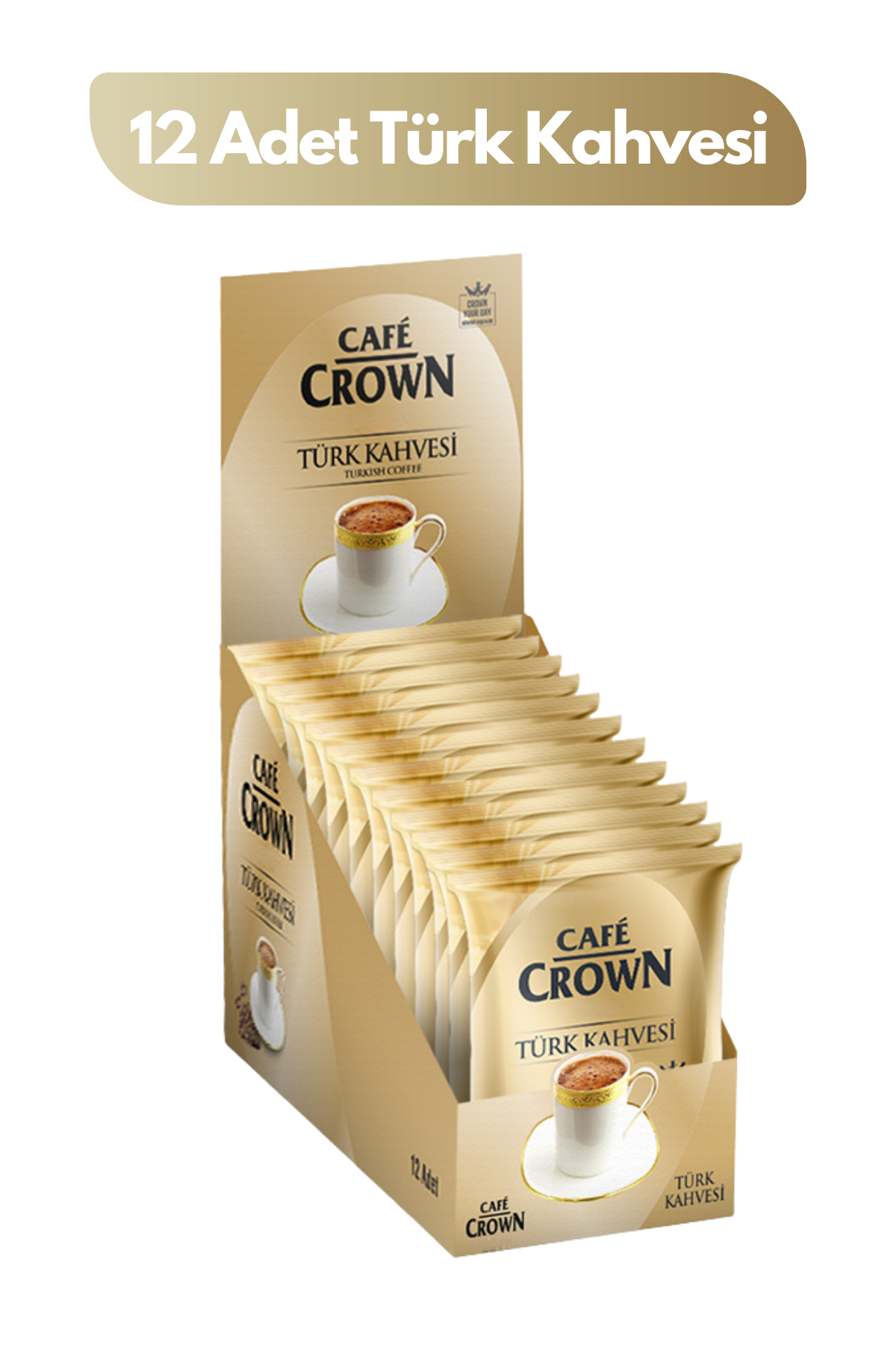 Experience the rich heritage of Turkish coffee culture with Cafe Crown Turkish Coffee.