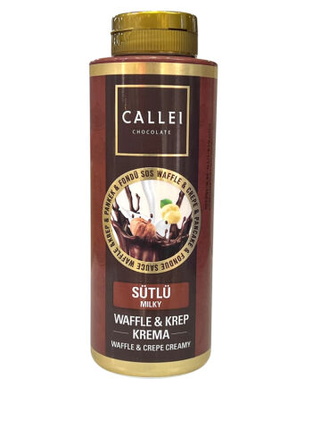 Callei Milk Waffle Sauce brings a rich, creamy milk chocolate flavor to your favorite desserts.