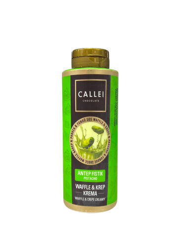 Callei Waffle Sauce Pistachio is specially crafted to add a rich Antep pistachio flavor to your favorite desserts.