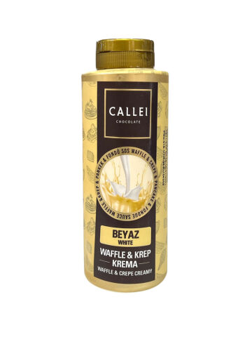 Callei White Waffle Sauce is a smooth and creamy dessert topping designed to elevate your favorite sweet creations.