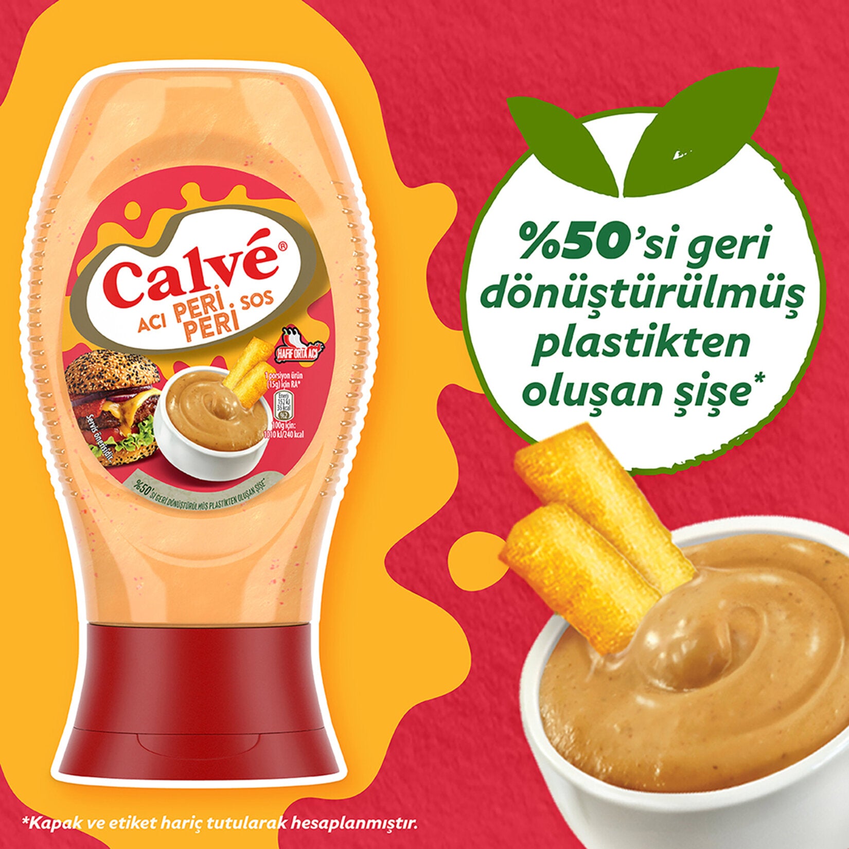 Turn up the heat with Calve Aci Peri Peri Sauce, a bold and spicy condiment inspired by the famous peri peri pepper.