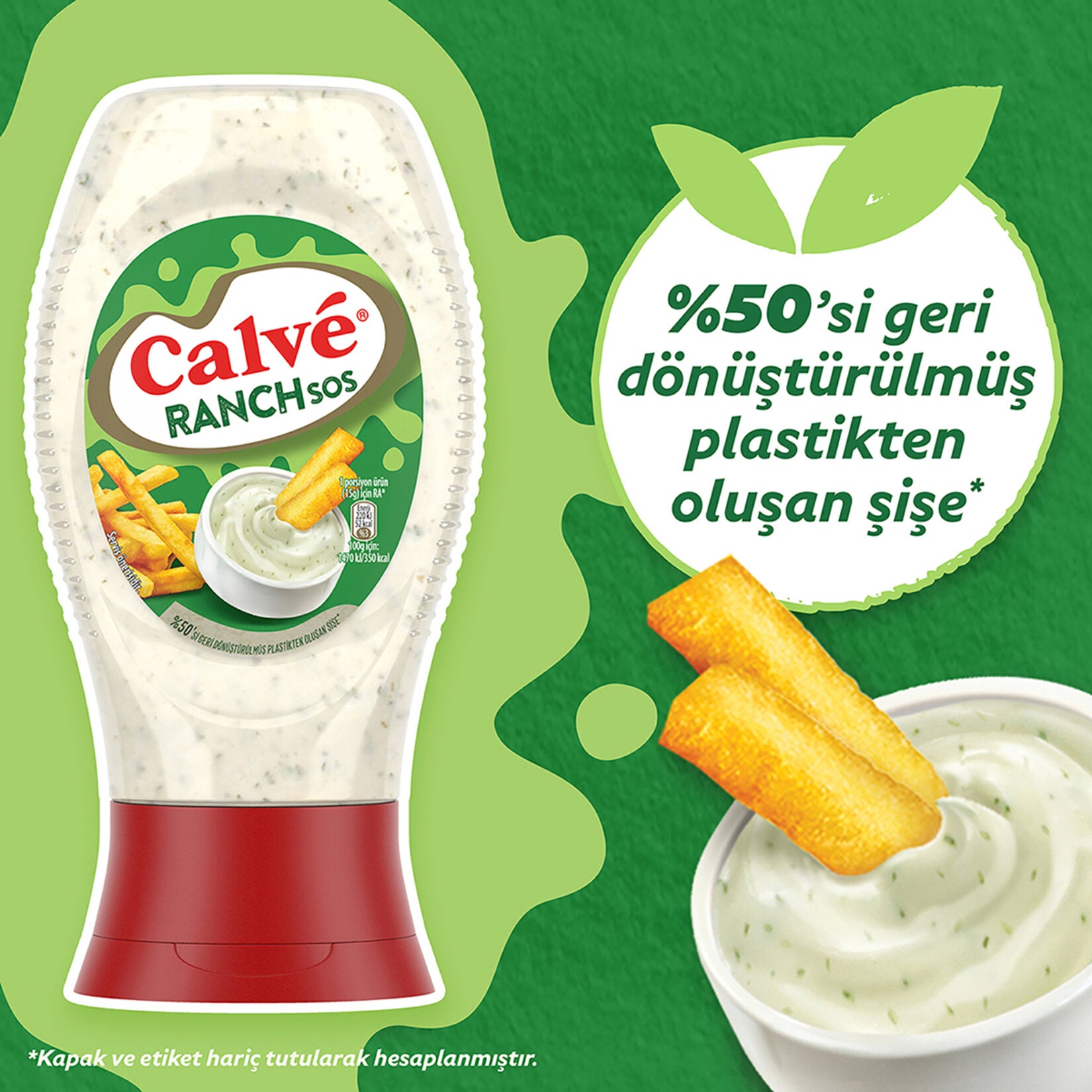 Calve Ranch Sauce brings a creamy, herby flavor to your favorite meals.