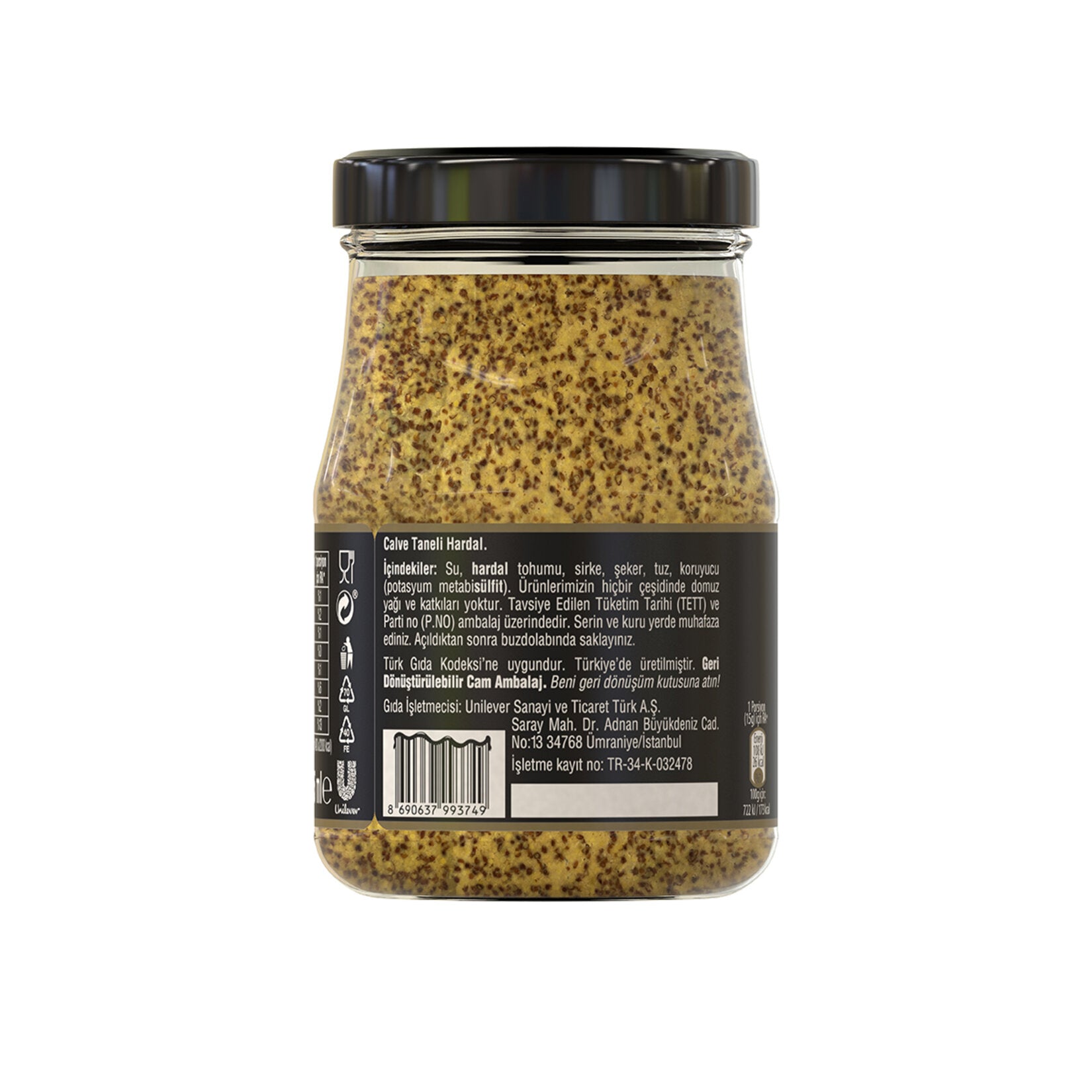 Calve Taneli Hardal brings bold, grainy mustard flavor to your table with its rich texture and balanced tang.