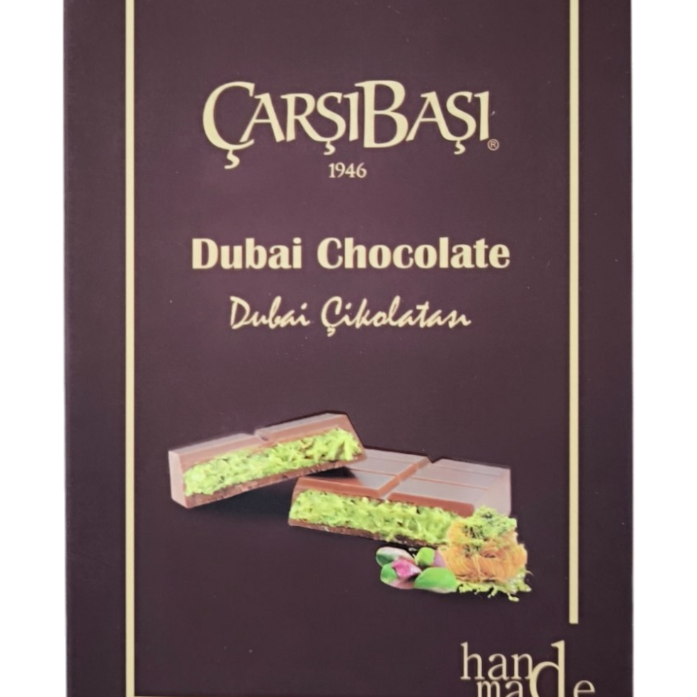Carsibasi Handmade Dubai Chocolate 6.9 oz (195 g)