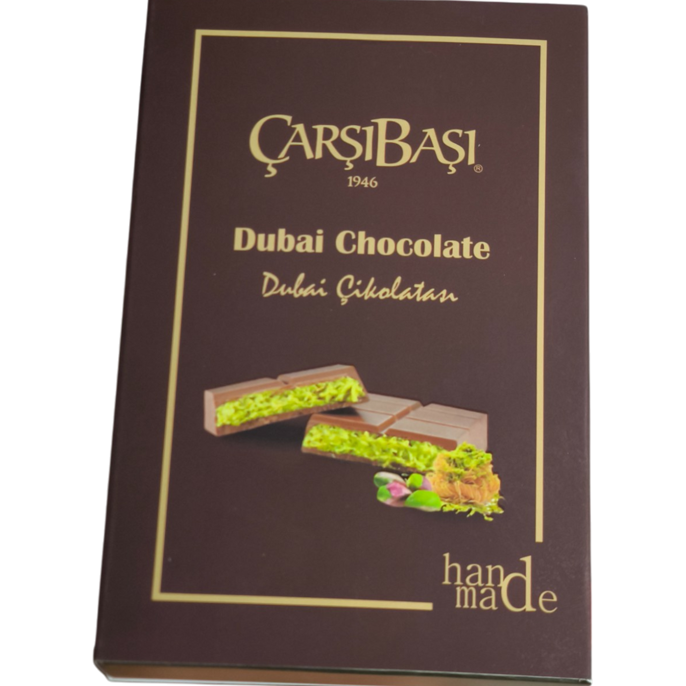 Carsibasi Handmade Dubai Chocolate 6.9 oz (195 g)