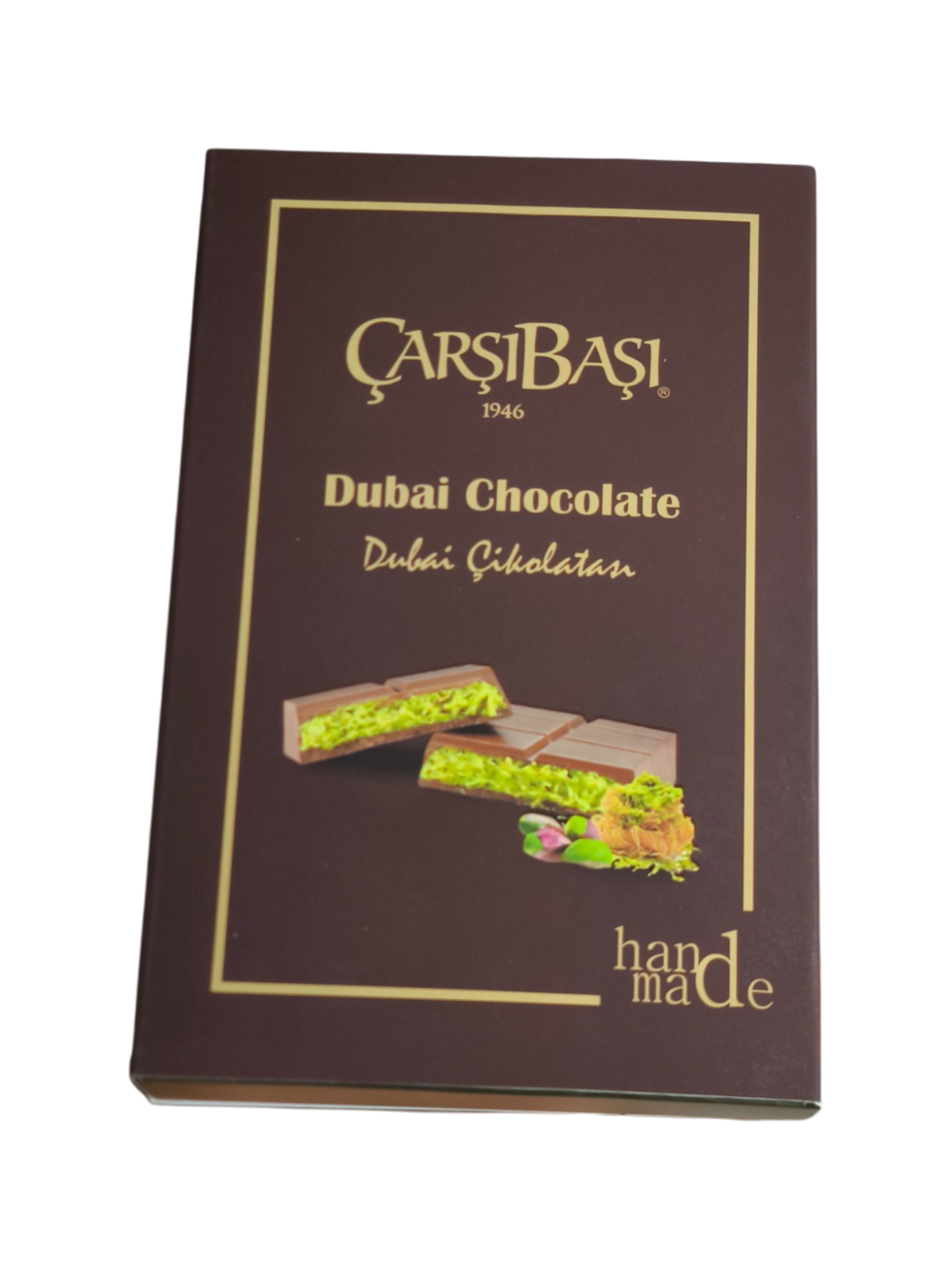 Carsibasi Handmade Dubai Chocolate 6.9 oz (195 g)