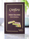 Carsibasi Handmade Dubai Chocolate 95g served in a luxurious setting