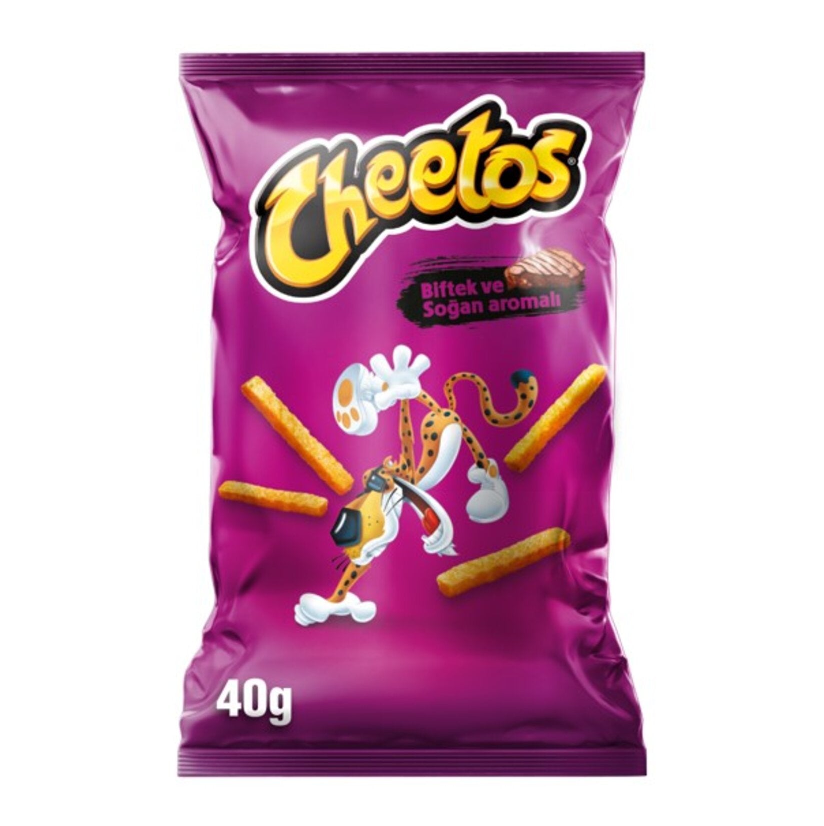 Enjoy the bold and savory taste of Cheetos Firindan Steak Flavor Corn Snack, now available in a conv