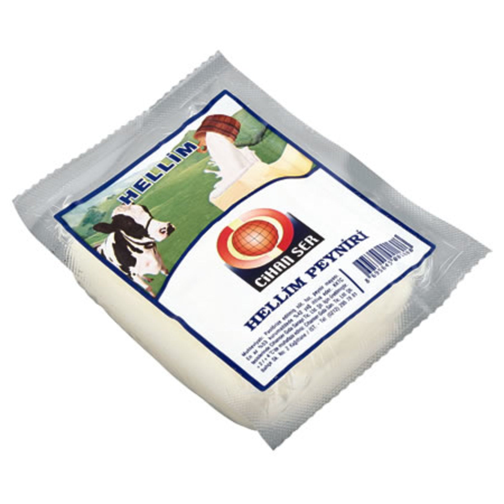 Cihanser Hellim Cheese is a firm, savory grilling cheese made from high-quality pasteurized cow’s milk.