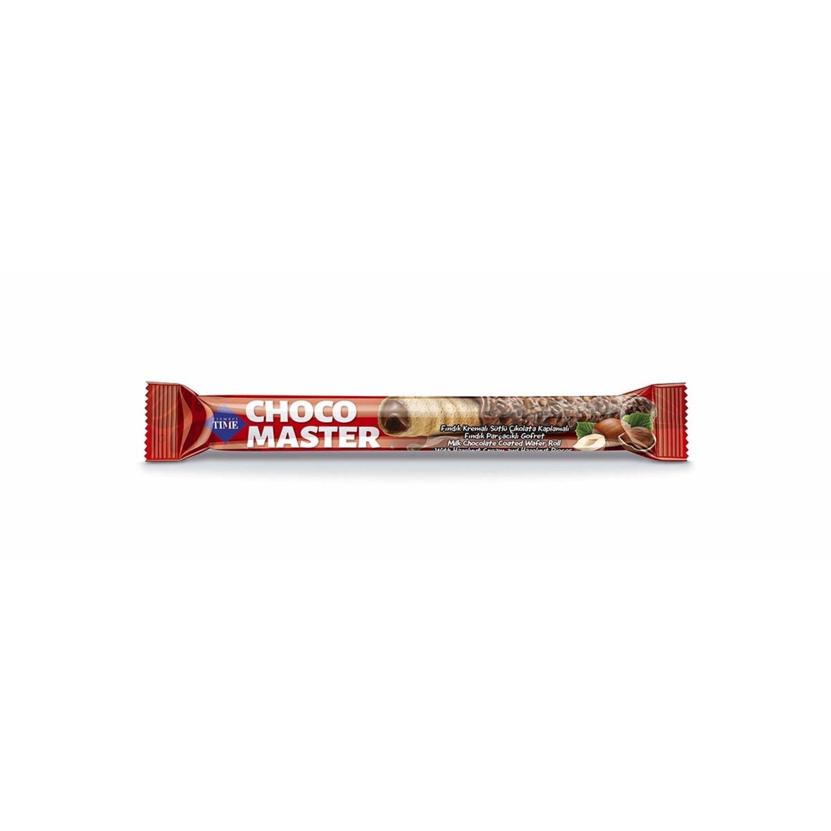 Cizmeci Time Choco Master Hazelnut Cream Wafer delivers a deliciously crisp and creamy snack experience straight from Türkiye.